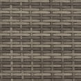 thumbnail image 6 of vidaXL PE Rattan & Powder-Coated Steel Outdoor Sofas with 2-Garden Stool, 2-Seat Cushion, Gray, 6 of 11