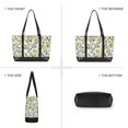thumbnail image 6 of FORMRS Canvas Laptop Tote Bag for Women with 15.6" Computer Compartments Shoulder Handbag, Autumn Greenery, 6 of 7