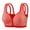 Red, variant on XUNKUSGA Bras for Women Fashion Front Closure Womens Bras Breathable Push Up Bras for Women Solid Wood Grain Plus Size Bras Comfy Full Coverage Tshirt Bra Soft Everyday Bras L-5XL Black