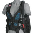thumbnail image 2 of Zena BCD w/ Floral Aqua Blue Front Panel, Small, 2 of 3
