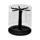 thumbnail image 4 of Vitrina transparente giratoria para llaveros, estante que ahorra espacio, apilable, para exhibir adornos en el hogar, gabinetes y escritorios. Negro, 4 of 8
