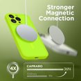 thumbnail image 4 of Funda CAPRARO Magnética para iPhone 14 Pro Verde Fluorescente, 4 of 7