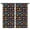 Multicolor Controllers Games, variant on Blackout Kids Curtains,Retro Consoles Games Icons Black Pattern Childrens Insulated Curtains Set Of 2,Bedroom Essentials,Toddler Room Decor 42"x54"