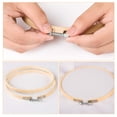 thumbnail image 4 of Juego de aros para bordar GIEMSON, 12 piezas, 20 cm, redondos, bambú, 4 of 7
