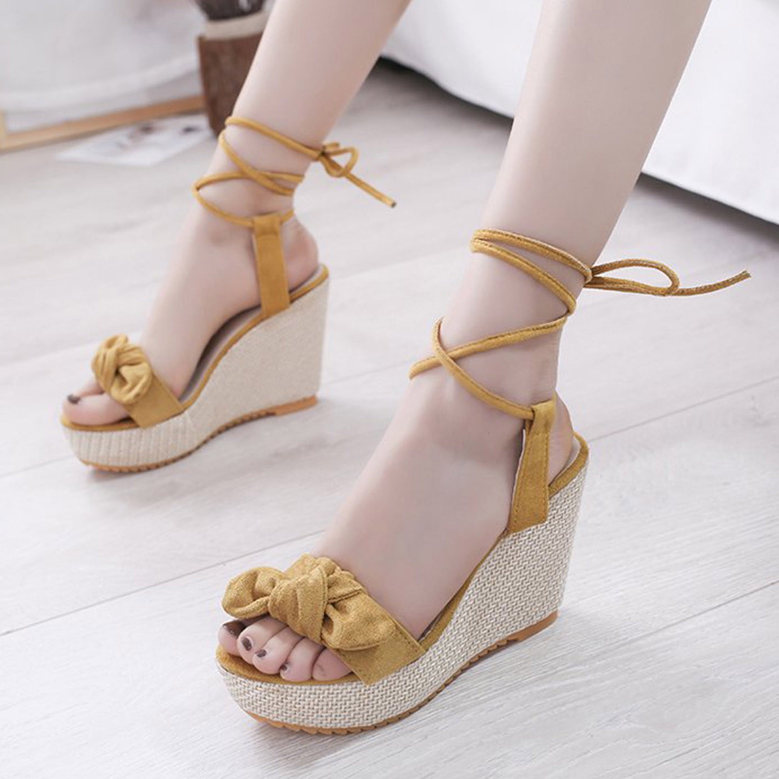 yello tank deformed wedge sandals　XL YELLO TANK DEFORMED WEDGE SANDALS Sandals -- BLK | eBay