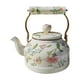 thumbnail image 1 of Hervible de té de esmalte Tetera floral 25L Regalo de del té resistentes con el mango de porcelana hervidor de agua de la estufa para acam, 1 of 9
