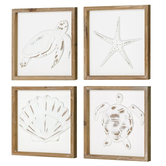 American Art Decor Marine Maties Medallions Set - 9.06" x 9.06"