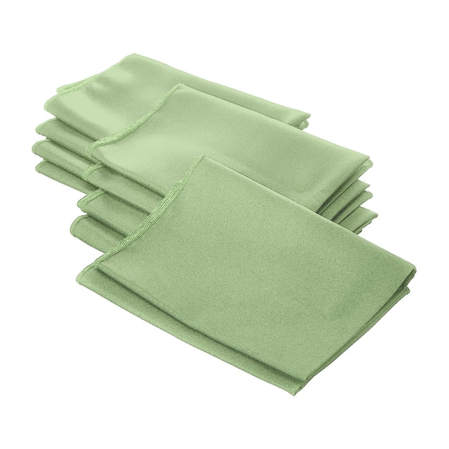 Servilletas LA Linen Paquete de 10 Polipropileno Popelín 46x46 cm Salvia