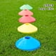 thumbnail image 4 of Advancent Paquete de 25 discos de fútbol, ​​pista de fútbol, ​​conos de entrenamiento de marcado archivados, entrenadores portátiles Deportes y aire libre, 4 of 6