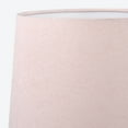 thumbnail image 2 of 2 Pack 15" Hand-Blown Glass Table Lamp Set, Blush Pink Velvet Shade, Pearlized Swirling Cloud Base, Small Accent Lamp(Bulb Not Included), 2 of 8