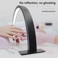 thumbnail image 3 of Half Moon Nail Desk Lamp Beauty Salon Work Fill Light 3 Color Temperature 2700k-6500k for Nail,Lash,Tattoo Black Plug, 3 of 5