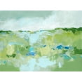 thumbnail image 2 of Long, Christina 32x25 White Modern Wood Framed Museum Art Print Titled - Spring Green I, 2 of 4