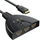 thumbnail image 1 of HDMI Switch 4K, KSRplayer 3 Port Conmutador HDMI 3x1 HDMI Splitter Hub 3 en 1 Salida con Cable Pigtail Compatible con 4K 3D HD 1080P para Xbox PS4 Roku HDTV, 1 of 7