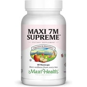 Maxi Health 7M Supreme Probiotic for Adults & Kids – Digestive Support – 60 Vegetarian Capsules