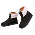 thumbnail image 4 of Noothes Womens Snow Boots for Her, Fleece Lined High Top Ankle Booties Platform Non Slip Winter Boots for Ladies Warm Outdoor Comfort Cold Weather, 4 of 8