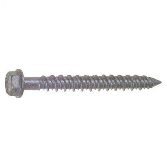 Red Head Concrete Anchor Screw,Hex,1/4 in,PK100 3368907