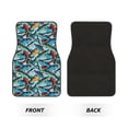thumbnail image 2 of Balery Colorful Fishing Baits Juego de 4 Alfombrillas para Auto, Revestimientos de Caucho Resistente, Diseño Antideslizante, 2 of 7