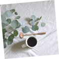 thumbnail image 2 of Cucharas de acero inoxidable con mango largo, cucharas mezcladoras para té, cóctel, café, agitador, flor de cerezo de oro rosa, 3 uds., 2 of 5