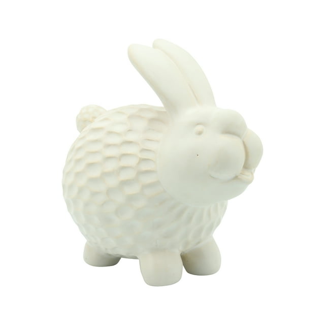 Sagebrook Home 6"h Bunny Accent, White