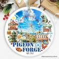 thumbnail image 2 of Charming Pigeon Forge Tennessee Artistic Handmade Ornament, Souvenir and Gatlinburg Christmas Decoration, 2 of 6