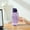 Purple, variant on Big Sale! 550ml Portable Solid Color Water Cup, Leak-Proof Press Flip Cup for Students, Outdoor Sports Water Bottle, Large Capacity, Travel-Friendly