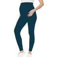 thumbnail image 2 of Lepsheexh Maternity Leggings for Women Elastic Solid Color Over The Belly Soft Maternity Yoga Pants Pregnancy Leggings for Women Activewear, 2 of 6
