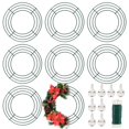 thumbnail image 1 of Kit de anillos de metal de 20 cm con forma de corona UltraOutlet, paquete de 8 unidades, 1 of 6