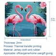 thumbnail image 5 of Flamingo Rainforest Mouse Pad for Laptop Wireless Mouse Home Office Travel, Portable & Washable, 5 of 7