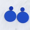 thumbnail image 4 of Multicolor 70s Retro Neon Earrings 80s Classic Round Earrings Lightweight Geometric Earrings for Women 80s Party Costume Accessory, 4 of 8