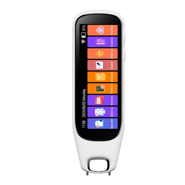 Voice Translation Pen Real Time Intelligent Text Scanning Point Reading Learning Smart Voice ,HD Picture Translation