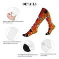 thumbnail image 5 of Lsque Colorful Tie Dye Stained Glass 1 Pattern Sport Compression Socks for Men & Women 15-20 mmHg Knee High Nurse Pregnant Running Medical and Travel Athletic, 5 of 6
