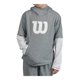 thumbnail image 1 of Sudadera Wilson Talla 10 Gris, 1 of 4