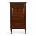 thumbnail image 3 of Classic Olive Ash Burl Secretary, 3 of 5