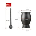 thumbnail image 2 of Cast Iron Pounding Jar Vintage Household Manual Mortar Set Spice Pounders Kitchen Tools Mills, 2 of 6