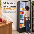 thumbnail image 3 of Refrigerador Exhibidor Vertical 162L 160W Puerta Doble Vidrio Luz Led Cuatro Rejillas Ajustables, 3 of 5