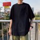 thumbnail image 2 of M-8XL camisetas de gran tamaño para hombre, camiseta básica lisa de gran tamaño, Top informal holgado con cuello redondo, ropa para hombre gordo de talla grande, 2 of 5