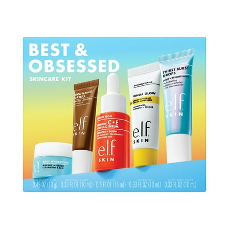 e.l.f. SKIN Best & Obsessed Skincare Kit, 5pc