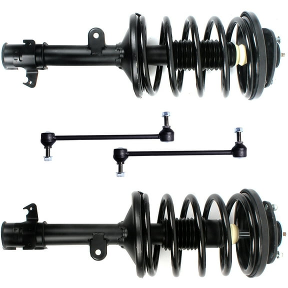 ECCPP Front Strut Spring Assembly Stabilizer Bar Link Fits 2001-2002 for Acura MDX 2003-2008 for Honda Pilot replace for 171452 171451 K90349