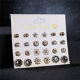 thumbnail image 2 of Xihbxyly Juego de Pendientes de Perlas, Pendientes de Cristal, Joyería de Estilo Europeo, Accesorios de Moda para Mujer, Regalo de Boda, Paquete Variado de 12 Pares., 2 of 7