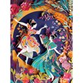 thumbnail image 1 of Dancing in a Forest Paper Kirigami Art Nouveau Large Wall Art Poster Print Thick Paper 18X24 Inch, 1 of 5