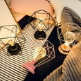 thumbnail image 5 of LINLIN Diamond Table Lamp, Metal Table Lamp, Battery Operated Diamond Shape Bedside Lamp, Floor Lamp, 5 of 6