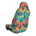 thumbnail image 2 of Balery Hawaii Palms Pattern Car Seat Cover - Soft & Breathable Front Premium Covers with Non-Slip Protector Fits Most Automotive, Vans, SUVs, Trucks - 1 Unit, 2 of 5