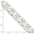 thumbnail image 2 of Sterling Silver 11.5mm Flat Anchor Chain (26 X 11.5) Made In Italy qan300-26, 2 of 5