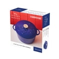 thumbnail image 2 of Olla/Cacerola Farberware. Hierro fundido Pre-curado con tapa, 26cm / 4.5L. Color azul., 2 of 6
