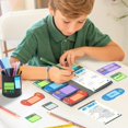 thumbnail image 4 of shiyou-Video Game Sticky Notes Set, 550 Sheets Game On Self-Stick Notes Pads, Self-Adhesive Video Game Separation Tabs Writing Memo Pages Notes for Kids Teens Teacher School Office Supplies Home, 4 of 4