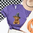 thumbnail image 3 of Watercolor Witchy Bear - Womens Short Sleeve Tee, 3 of 7