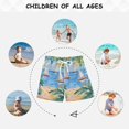 thumbnail image 6 of FORMRS Boys Swim Trunks Quick Dry Mesh Liner Boardshorts Sizes XS-XL, Blue Seaside, 6 of 7