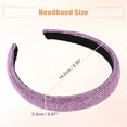 thumbnail image 5 of Unique Bargains Simplicity Rhinestone Wide-brimmed Headband Classic Style Headband for Women 5.59"x0.87" Pink, 5 of 7