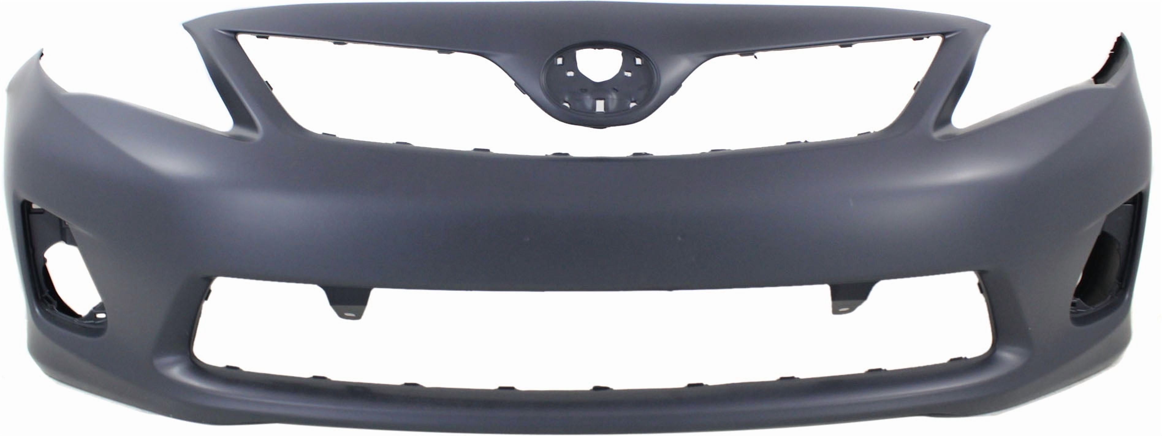 Front and Rear Primed Bumper Covers w/o Spoiler Holes For Base/CE/LE Models North America Built Vehicles CAPA Certified
