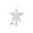 White B, variant on Clearance Christmas Decoration Christmas Hollow Star Tree Topper Christmas Decoration Holiday Tree Top Shatterproof Hollow Star Decoration